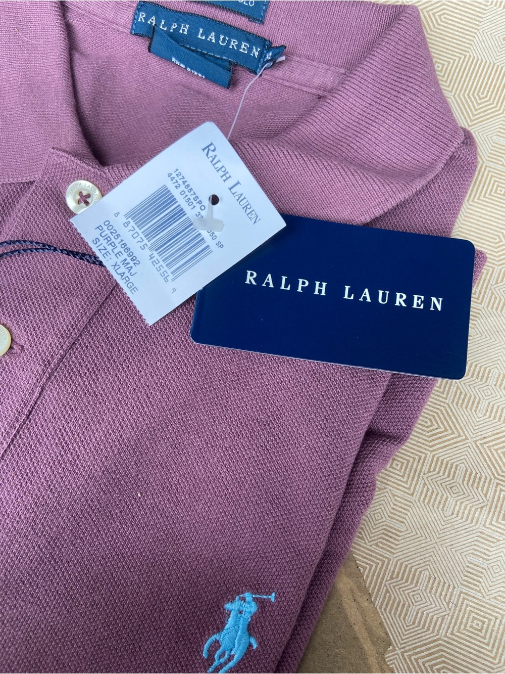 NWT Ralph Lauren Women’s Skinny Polo with Aqua Pony Embroidery - Picture 4 of 5